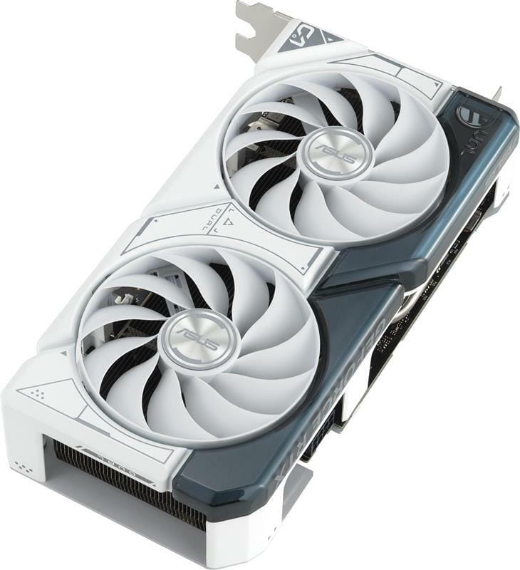 Видеокарта GF RTX 4060 8GB GDDR6 Dual OC White Asus (DUAL-RTX4060-O8G-WHITE)