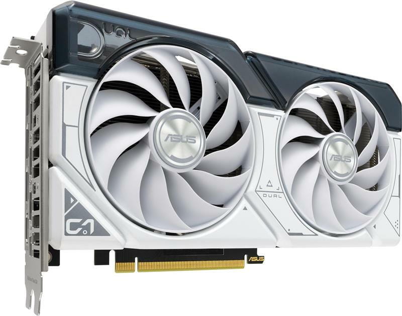 Видеокарта GF RTX 4060 8GB GDDR6 Dual OC White Asus (DUAL-RTX4060-O8G-WHITE)