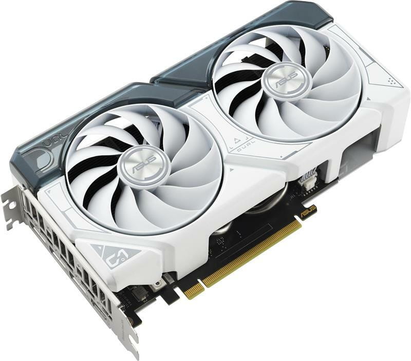 Видеокарта GF RTX 4060 8GB GDDR6 Dual OC White Asus (DUAL-RTX4060-O8G-WHITE)