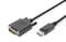Фото - Кабель Digitus DisplayPort - DVI (M/M), 2 м, черный (AK-340301-020-S) | click.ua