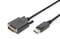 Фото - Кабель Digitus DisplayPort - DVI (M/M), 2 м, чорний (AK-340301-020-S) | click.ua