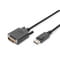 Фото - Кабель Digitus DisplayPort - DVI (M/M), 2 м, чорний (AK-340301-020-S) | click.ua