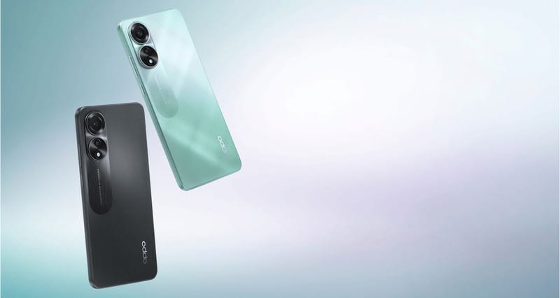 Смартфон Oppo A78 4G 8/256GB Dual Sim Aqua Green