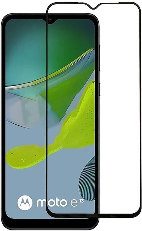 Защитное стекло BeCover для Motorola Moto E13 Black (708843)