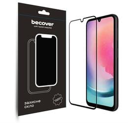 Защитное стекло BeCover для Samsung Galaxy A24 4G SM-A245/M34 5G SM-M346 Black (709083)