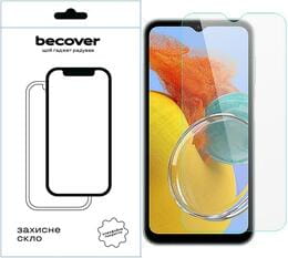 Защитное стекло BeCover для Samsung Galaxy M14 SM-M146 Crystal Clear Glass 3D (709259)