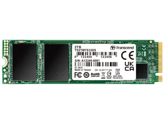 Накопичувач SSD 2TB Transcend 220S M.2 2280 PCIe 3.0 x4 3D TLC (TS2TMTE220S)