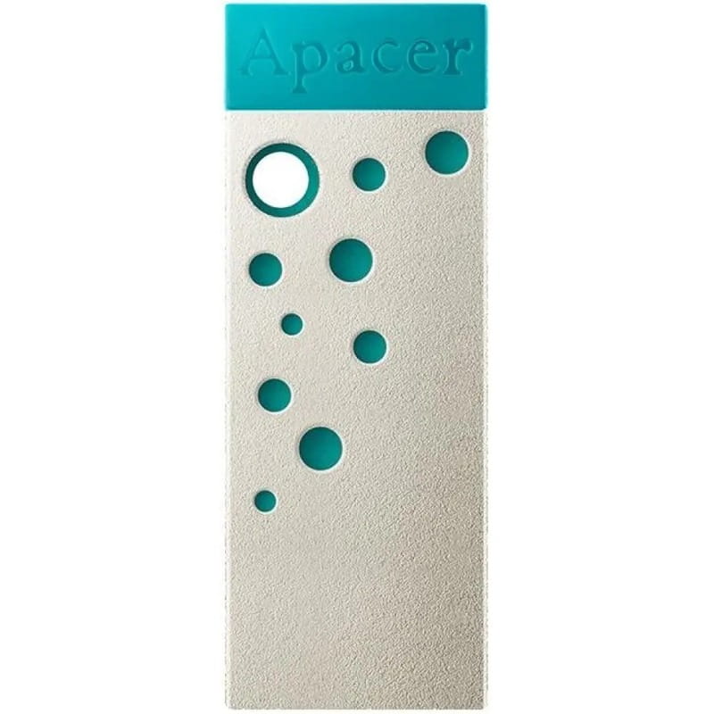 Флеш-накопичувач USB2.0 64GB Apacer AH11J Turquoise Green (AP64GAH11JG-1)