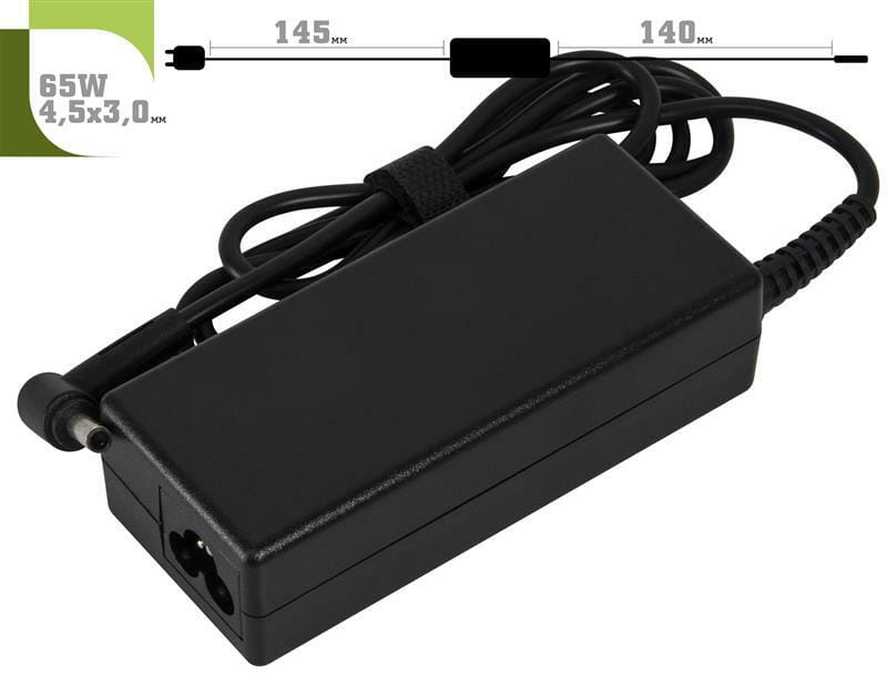 Блок питания 1StCharger для ноутбука Asus 19V 65W 3.42A 4.5х3.0мм + каб.пит. (AC1STAS65WE)