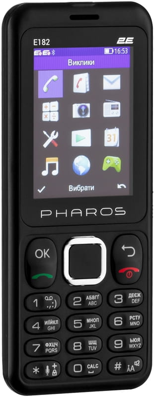 Мобильный телефон 2E E182 Dual Sim Black (688130245234)
