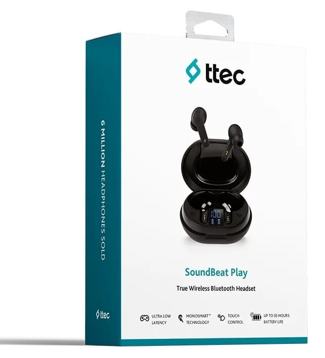 Bluetooth-гарнитура Ttec SoundBeat Play Black (2KM139S)