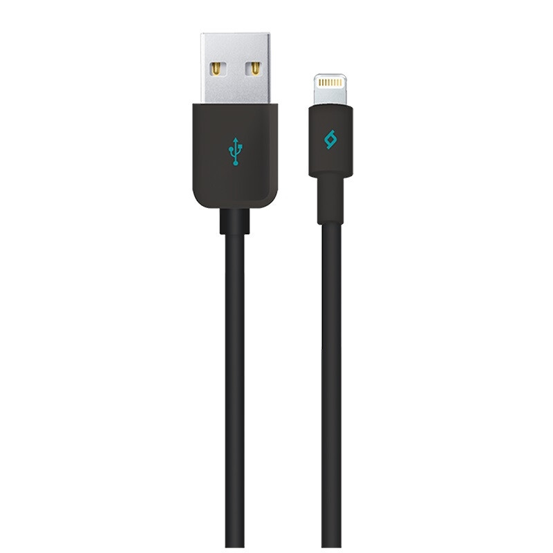 Кабель Ttec USB - Lightning (M/M), 1.2 м, Black (2DKM01S)