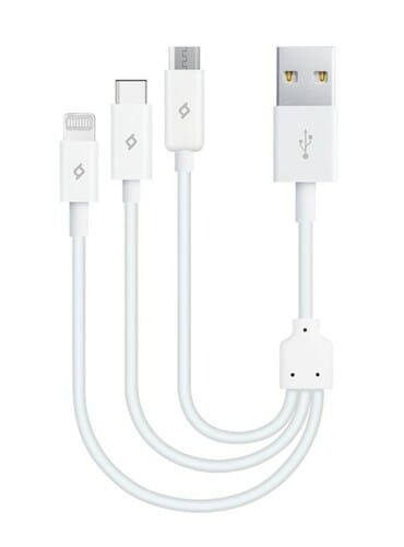 Фото - Кабель TTEC   MiniCable Trio USB - Lightning + micro USB + USB Type-C , (M/M)