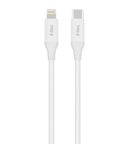 Photos - Cable (video, audio, USB) TTEC Кабель  USB Type-C - Lightning (M/M), 1.5 м, White  2DK40B (2DK40B)