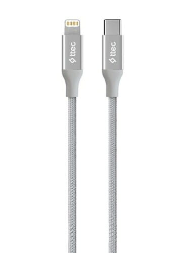 Фото - Кабель TTEC   AlumiCable USB Type-C - Lightning , 1.5 м, Silver (2DK41G (M/M)