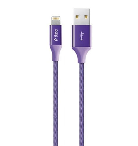 Фото - Кабель TTEC   USB - Lightning (M/M), AlumiCable, 1.2 м, Purple  2DK (2DK16MR)