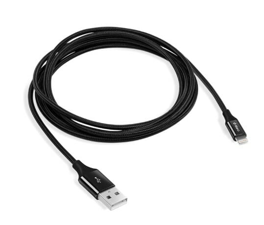 Кабель Ttec USB - Lightning (M/M), AlumiCable, 1.2 м, Black (2DK16S)