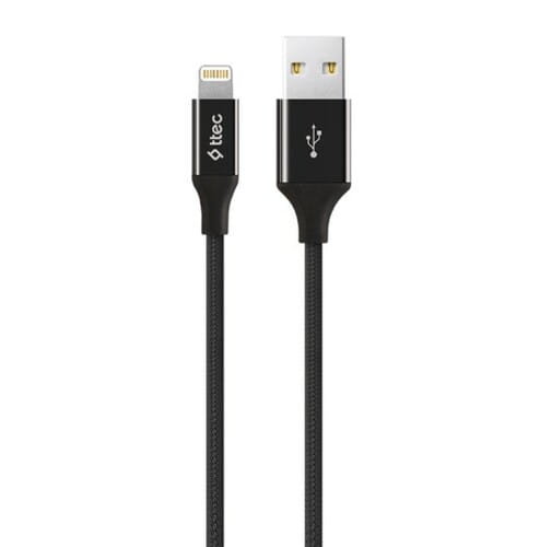 Фото - Кабель TTEC   USB - Lightning (M/M), AlumiCable, 1.2 м, Black  2DK16 (2DK16S)