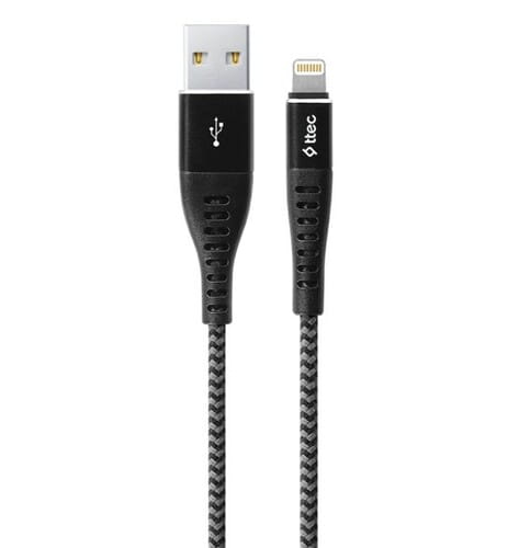 Photos - Cable (video, audio, USB) TTEC Кабель  USB - Lightning (M/M), ExtremeCable, 1.5 м, Black  2 (2DKX01LS)