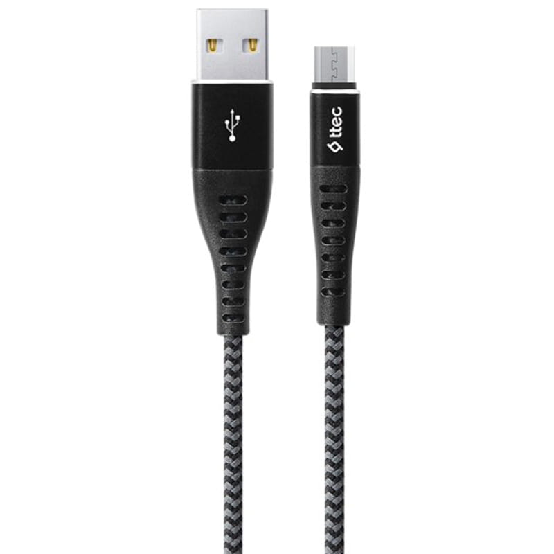 Кабель Ttec USB - micro USB (M/M), ExtremeCable, 1.5 м, Black (2DKX03MS)