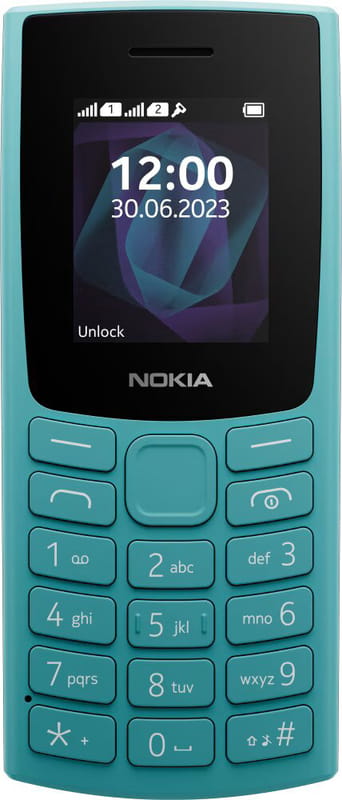 Мобильный телефон Nokia 105 2023 Single Sim Cyan