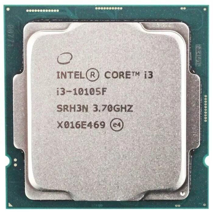 Процесор Intel Core i3 10105F 3.7GHz (6MB, Comet Lake, 65W, S1200) Tray (CM8070104291323)