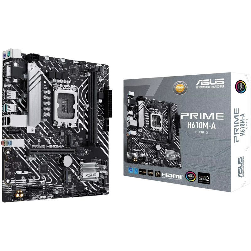 Материнська плата Asus Prime H610M-A-CSM Socket 1700