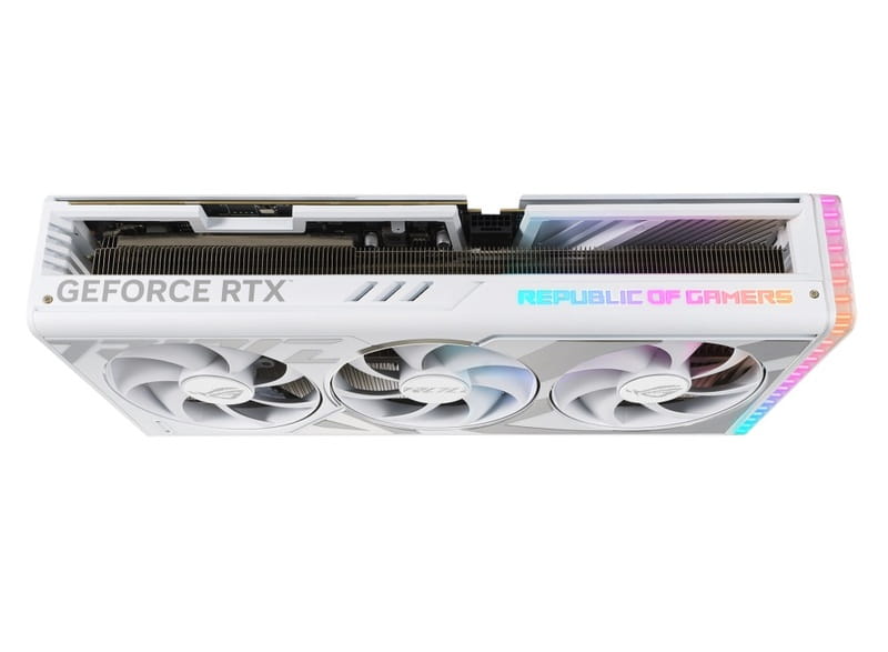 Відеокарта GF RTX 4090 24GB GDDR6X ROG Strix Gaming OC White Edition Asus (ROG-STRIX-RTX4090-O24G-WHITE)