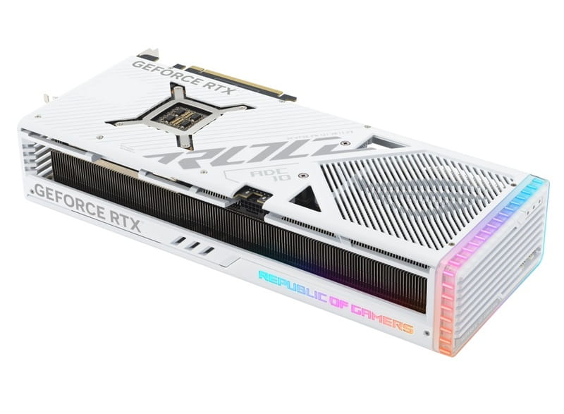 Видеокарта GF RTX 4090 24GB GDDR6X ROG Strix Gaming OC White Edition Asus (ROG-STRIX-RTX4090-O24G-WHITE)