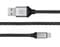 Фото - Кабель REAL-EL Premium Leather USB - USB Type-C (M/M), 1 м, Black (EL123500049) | click.ua