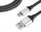 Фото - Кабель REAL-EL Premium Leather USB - USB Type-C (M/M), 1 м, Black (EL123500049) | click.ua