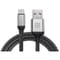 Фото - Кабель REAL-EL Premium Leather USB - USB Type-C (M/M), 1 м, Black (EL123500049) | click.ua
