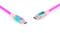 Фото - Кабель REAL-EL Premium USB Type-C - USB Type-C (M/M), 1 м, Rainbow (EL123500053) | click.ua