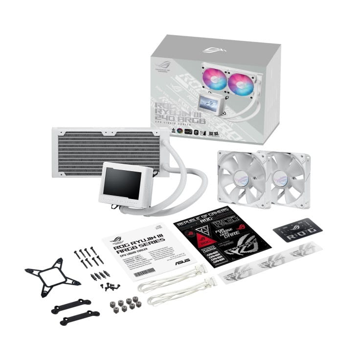 Система водяного охлаждения Asus ROG Ryujin III 240 ARGB White Edition (90RC00K2-M0UAY0)