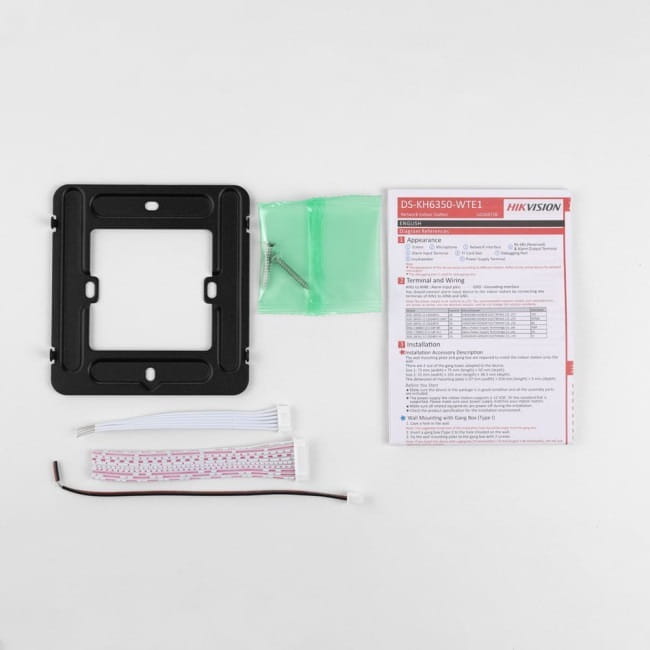 IP-видеодомофон Hikvision DS-KH6350-WТE1 White