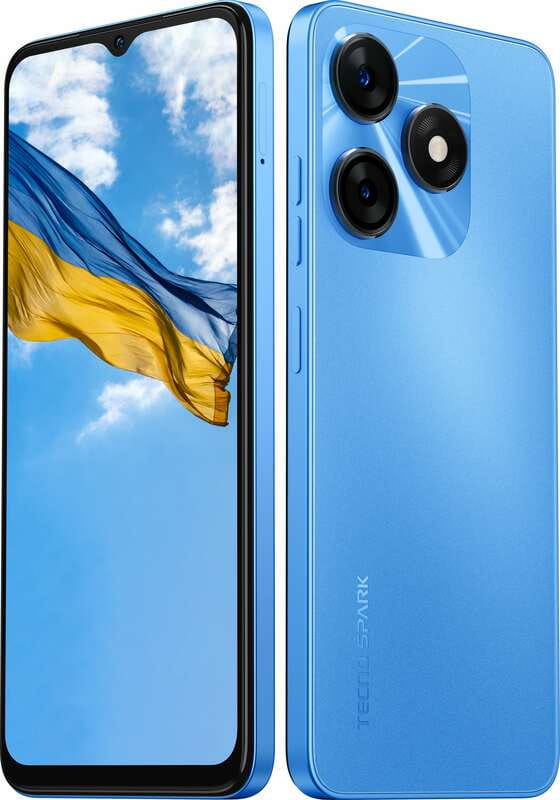 Смартфон Tecno Spark 10 (KI5q) 4/128GB NFC Dual Sim Meta Blue (4895180797712)