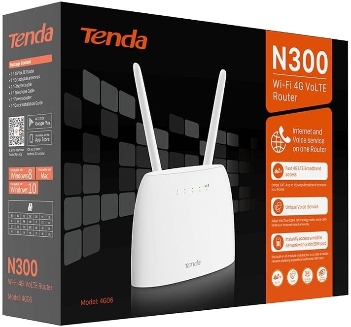 Беспроводной маршрутизатор Tenda 4G06