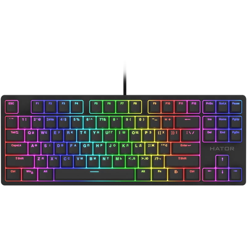 Клавиатура Hator Rockfall 2 Optica TKL Black (HTK-730)