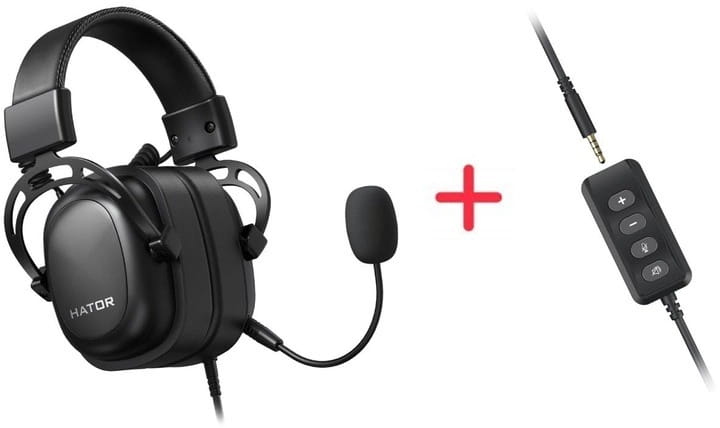 Гарнитура Hator Hypergang 2 Black (HTA-910)