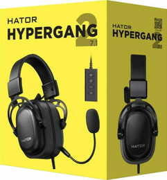 Гарнитура Hator Hypergang 2 USB 7.1 Black (HTA-940)