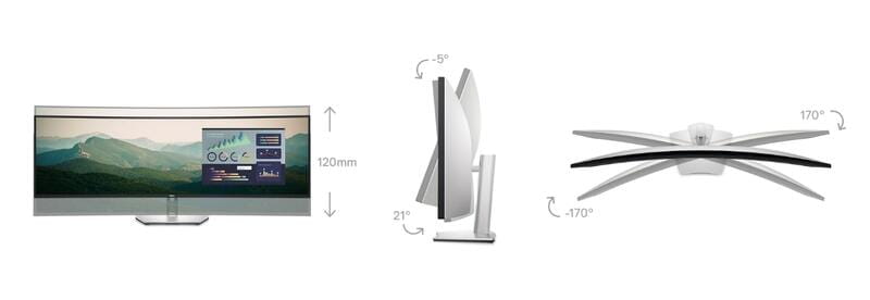 Монітор Dell 49" U4924DW IPS Black Curved (210-BGTX)