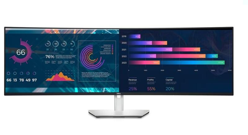 Монитор Dell 49" U4924DW IPS Black Curved (210-BGTX)