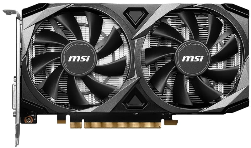 Видеокарта GF RTX 3050 8GB GDDR6 Ventus 2X XS OC MSI (GeForce RTX 3050 VENTUS 2X XS 8G OC)