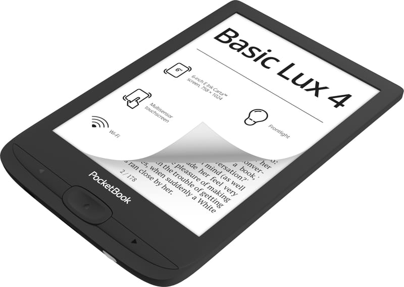 Электронная книга PocketBook 618 Basic Lux 4 Ink Black (PB618-P-CIS)