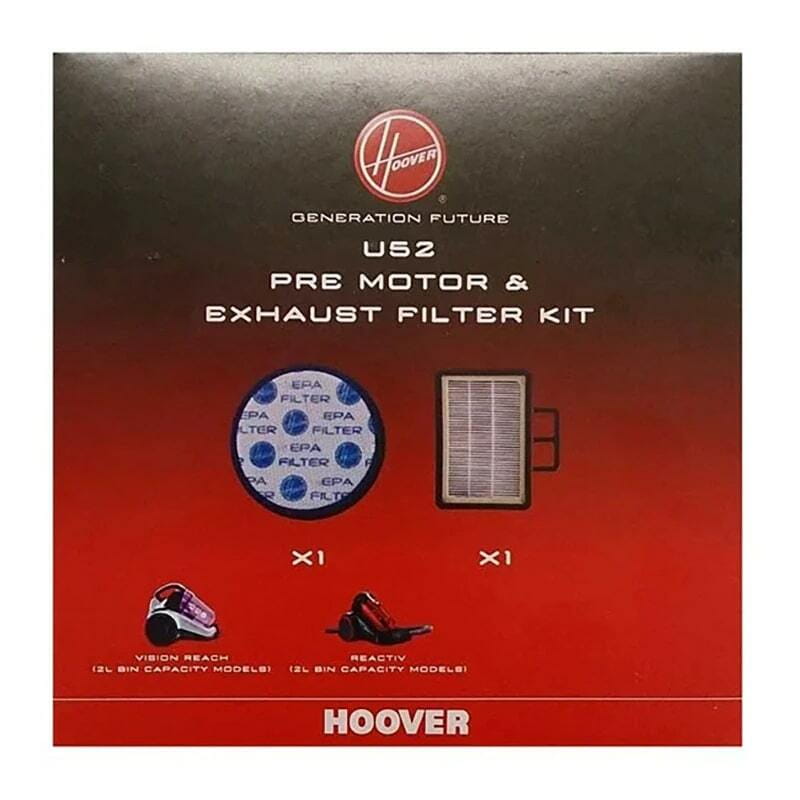 Набор фильтров (предмоторный+выходной) Hoover U52