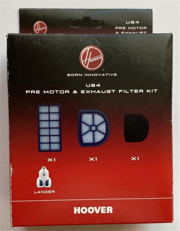 Комплект сменных фильтров (предмоторный + выпускной) для пылесосов Hoover U84
