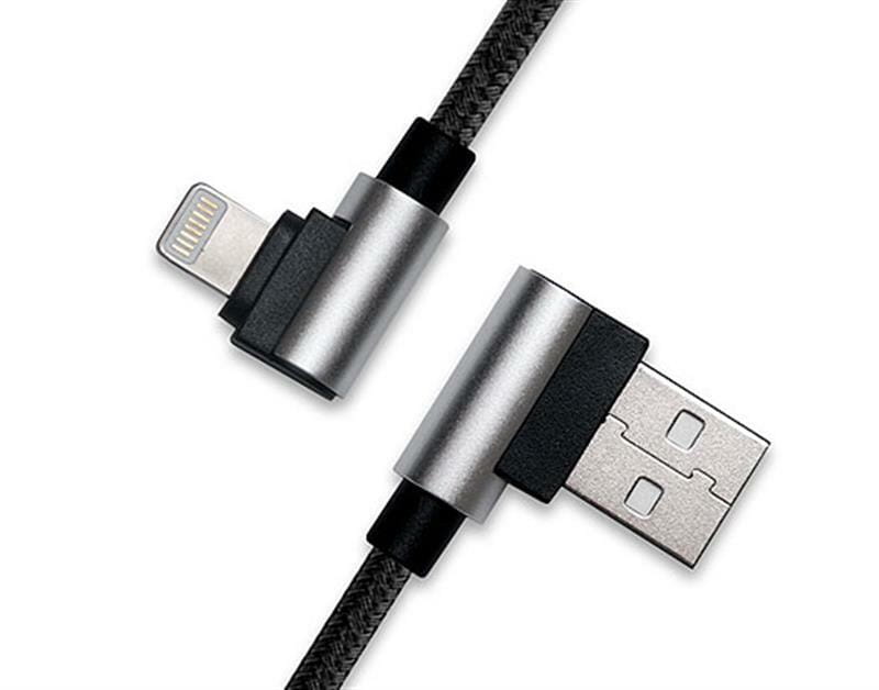 Кабель REAL-EL Premium USB - Lightning (M/M), 1 м, черний (EL123500034)