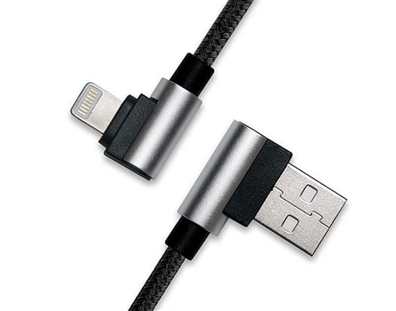 Кабель REAL-EL Premium USB - Lightning (M/M), 1 м, чорний (EL123500034)