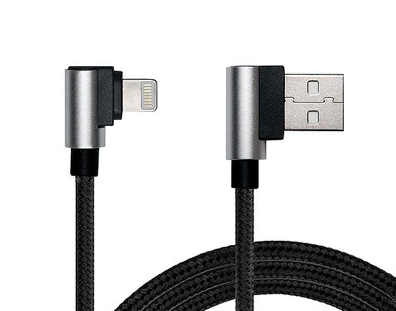 Кабель REAL-EL Premium USB - Lightning (M/M), 1 м, черний (EL123500034)