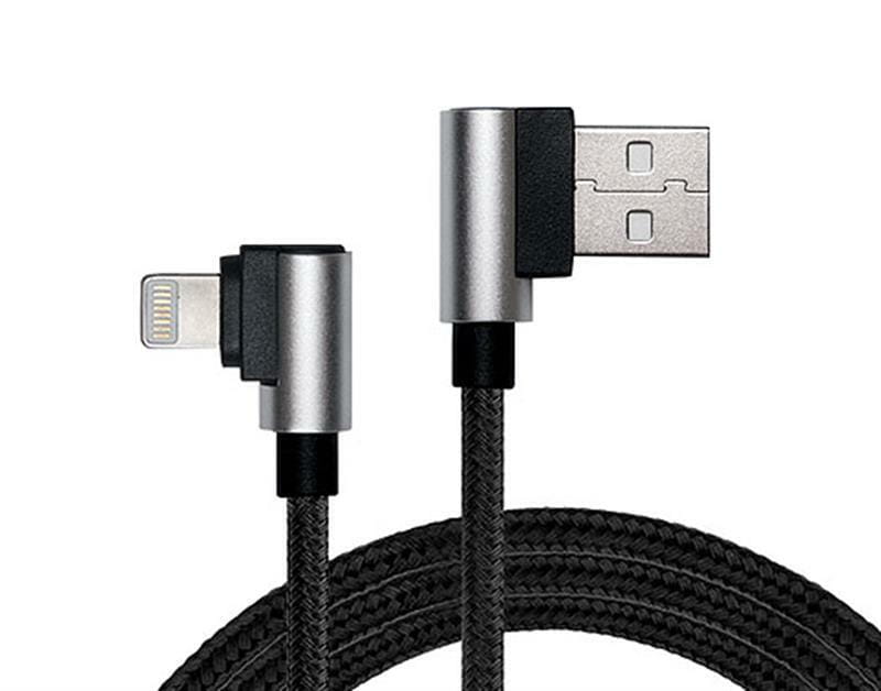 Кабель REAL-EL Premium USB - Lightning (M/M), 1 м, черний (EL123500034)